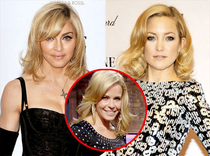 Madonna, Kate Hudson, Chelsea Handler Madonna, Kate Hudson, Chelsea Handler